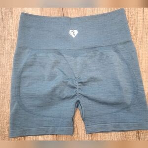 Women's Best 4" Define Scrunch Seamless High-Waisted Shorts In Color Sea Pine